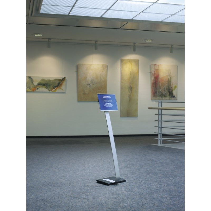Durable INFO SIGN Information stand A4 Acrylic, Aluminium Silver