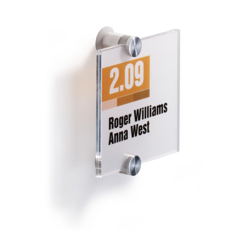 Durable 482019 sign holder/information stand Transparent