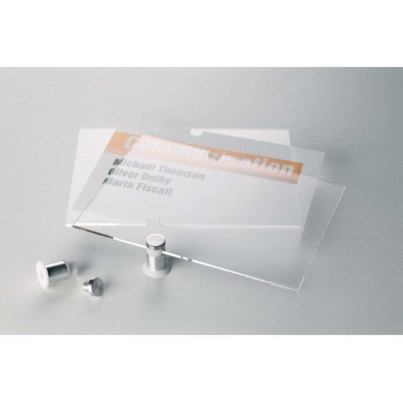 DURABLE Plaque de porte CRYSTAL SIGN, (L)210 x (H)148 mm