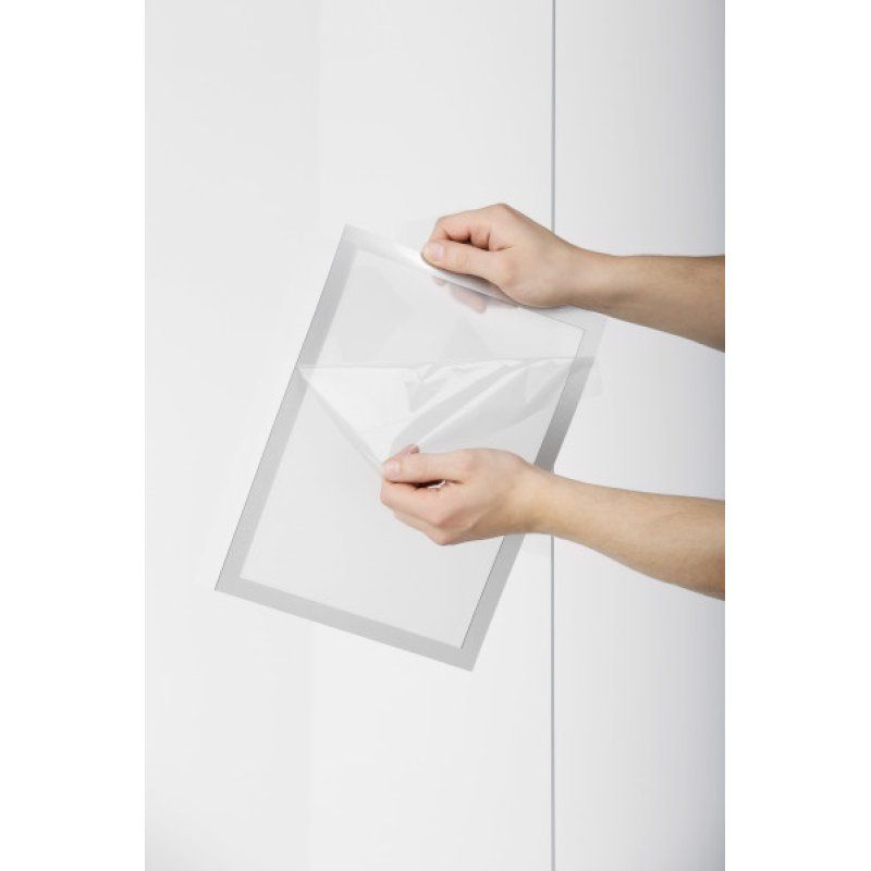 DURABLE Cadre d'affichage magnétique DURAFRAME SUN A4 argent