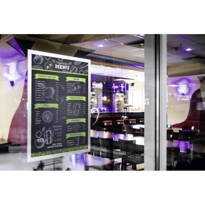 DURABLE Cadre d'affichage magnétique DURAFRAME SUN A3 argent