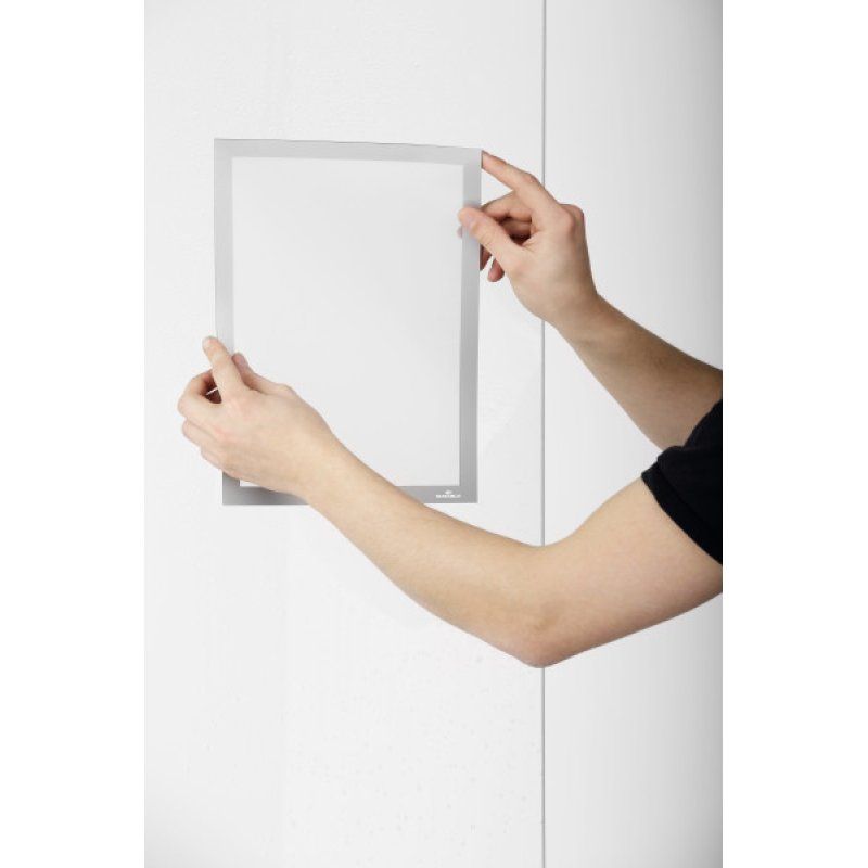 DURABLE Cadre d'affichage magnétique DURAFRAME SUN A3 argent