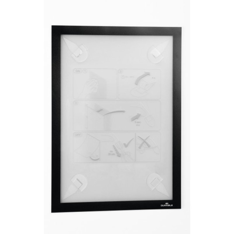 Durable DURAFRAME Wallpaper A4 Sign holder Black