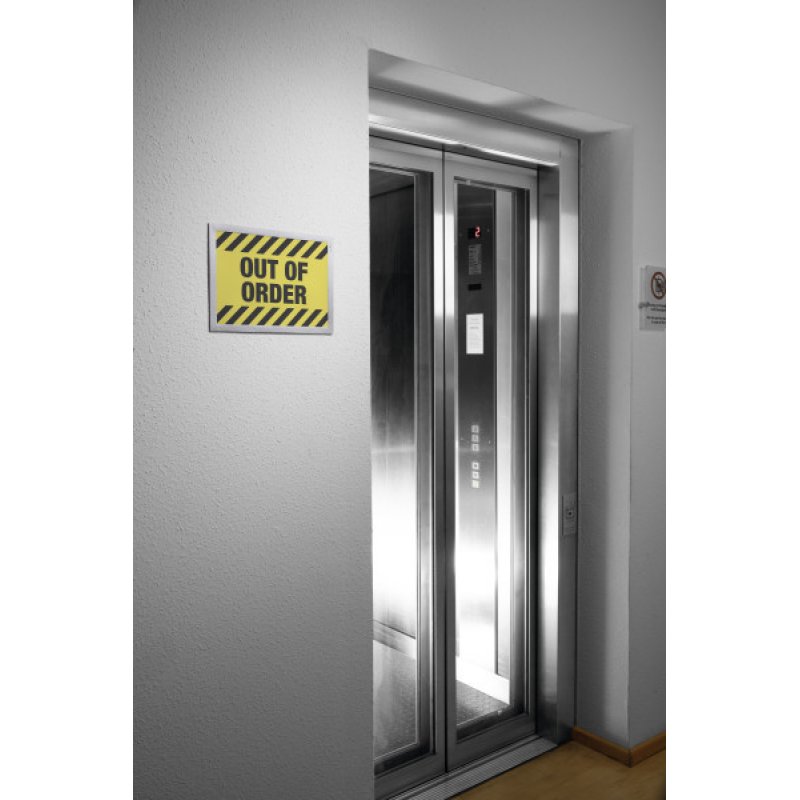 Durable DURAFRAME Wallpaper A4 Sign holder Silver