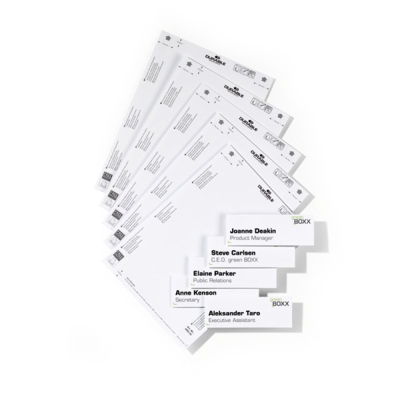 DURABLE Etiquette d'inscription INFO SIGN REFILL