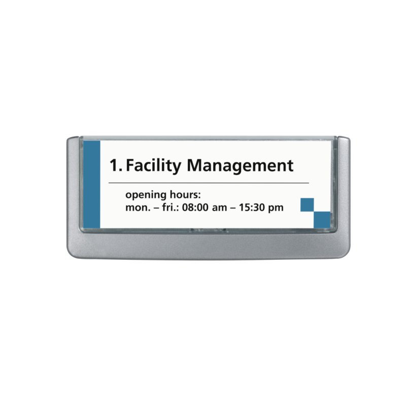 Durable 486037 sign holder/information stand Plastic Graphite