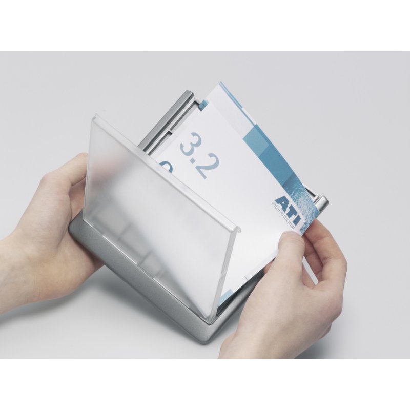 Durable 486037 sign holder/information stand Plastic Graphite