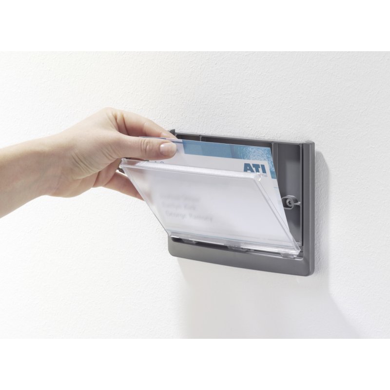 Durable 486037 sign holder/information stand Plastic Graphite