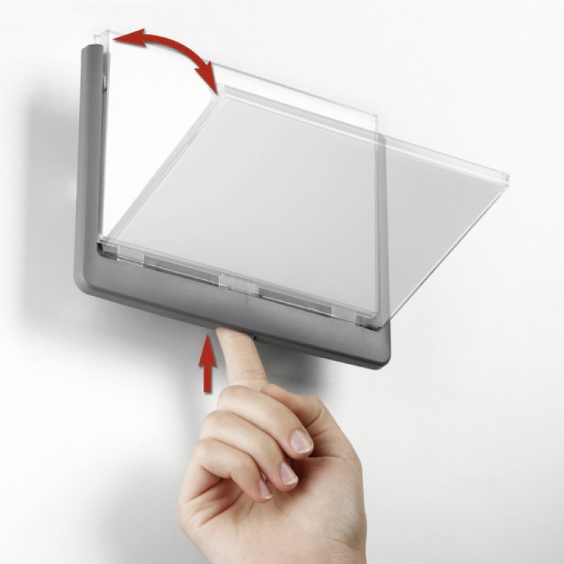 Durable Click Sign Grey