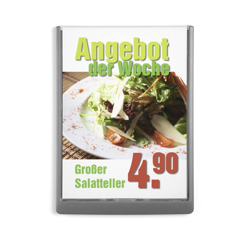 Durable 486737 sign holder/information stand A4 Plastic Graphite