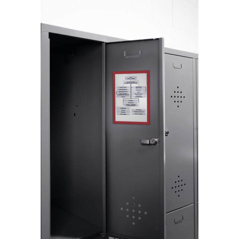 Durable DURAFRAME magnetic frame A4 Red