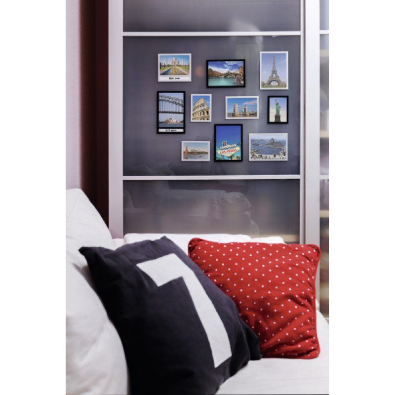 DURABLE Cadre d'affichage magnétique DURAFRAME, A6, noir