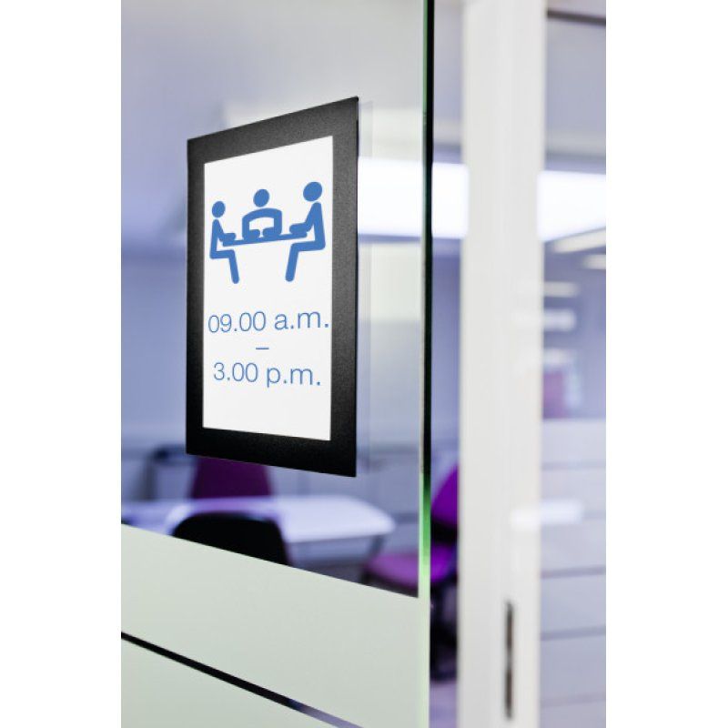 DURABLE Cadre d'affichage magnétique DURAFRAME, A6, noir