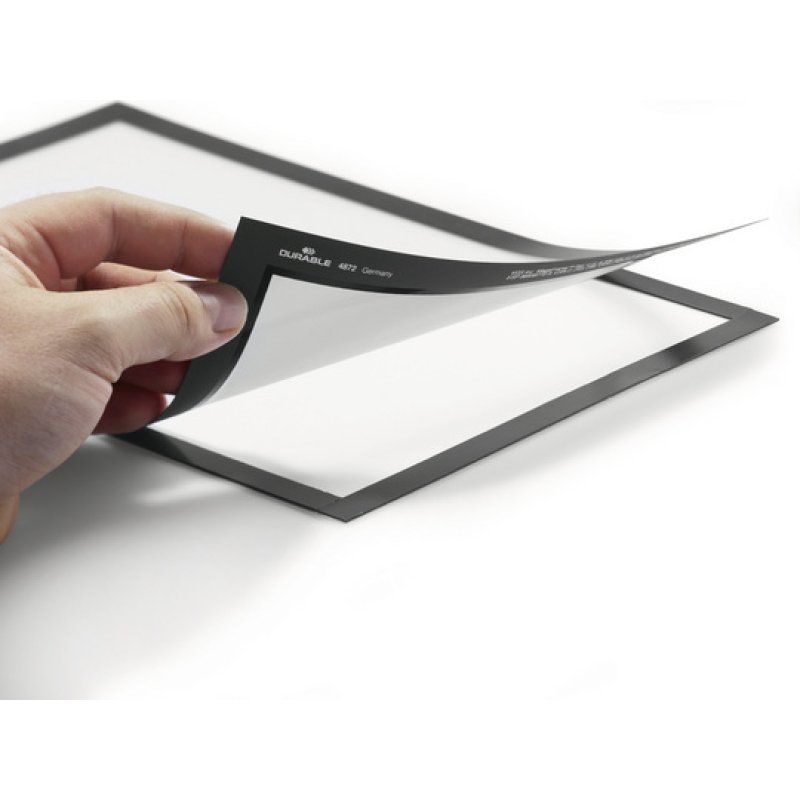 DURABLE Cadre d'affichage magnétique DURAFRAME, A4, noir