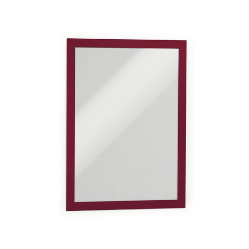 DURABLE Cadre d'affichage magnétique DURAFRAME, A4, rouge