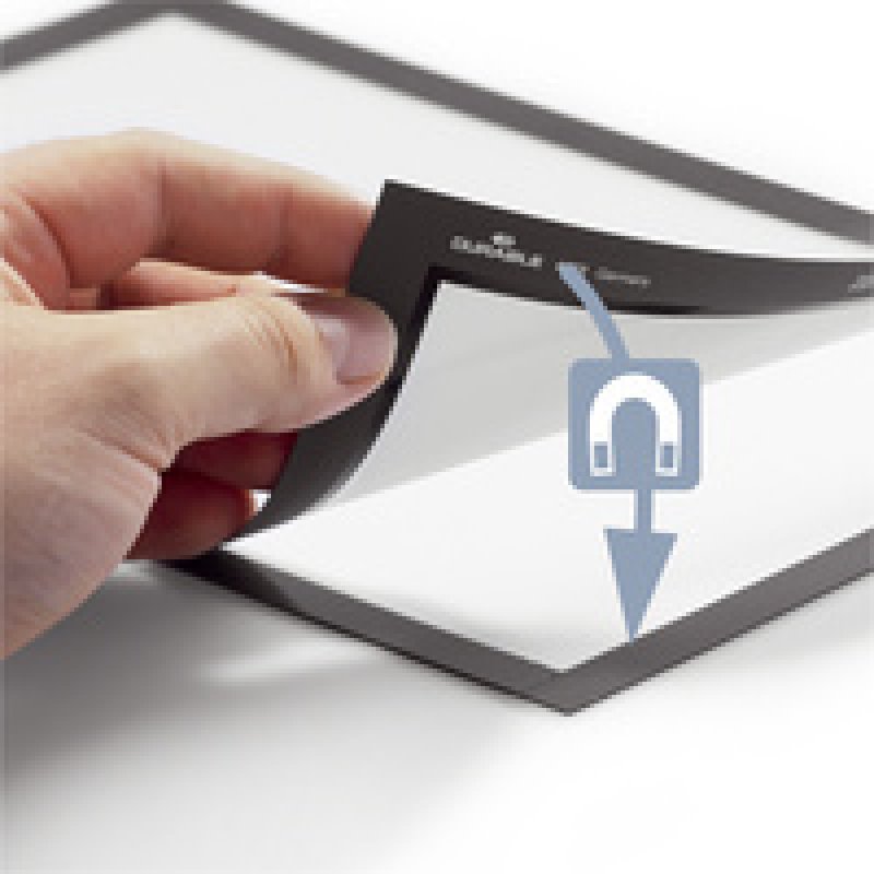 DURABLE Cadre d'affichage magnétique DURAFRAME, A4, jaune