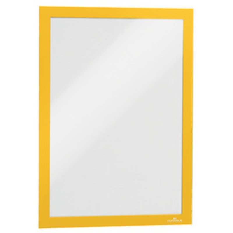 DURABLE Cadre d'affichage magnétique DURAFRAME, A4, jaune