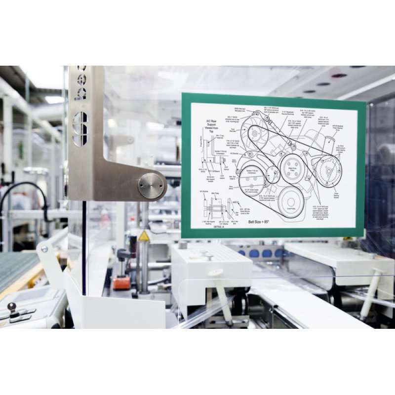 DURABLE Cadre d'affichage magnétique DURAFRAME, A4, vert