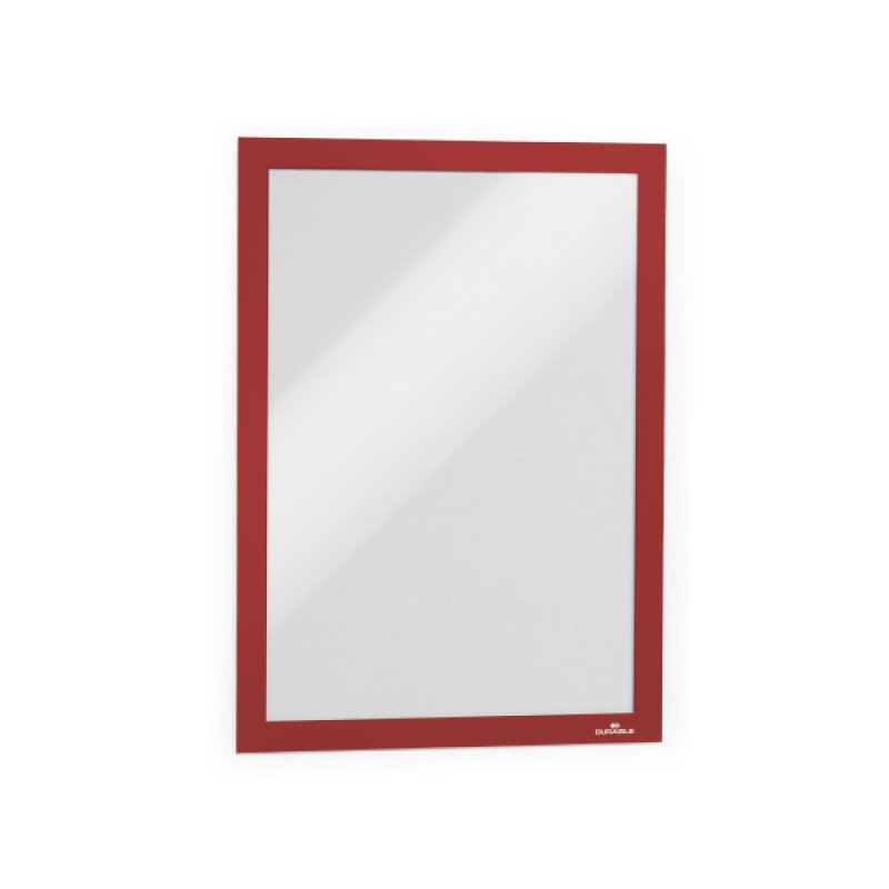 DURABLE Cadre d'affichage magnétique DURAFRAME, A4, rouge