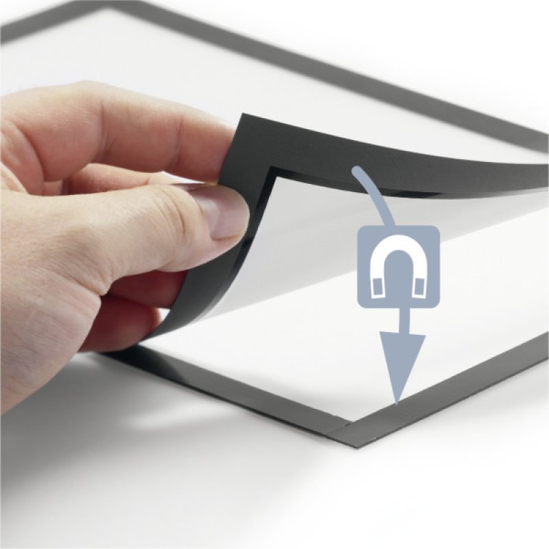 DURABLE Cadre d'affichage magnétique DURAFRAME, A4, rouge