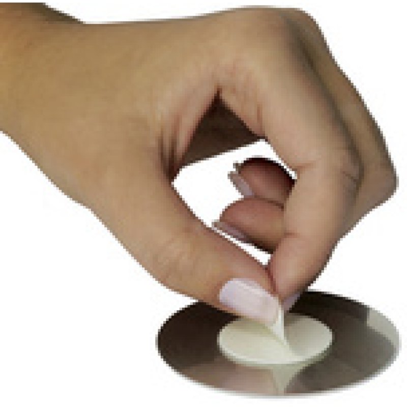 DURABLE Piktogramm "Ziehen", Durchmesser: 65 mm, silber