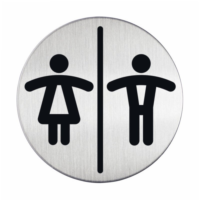 DURABLE Pictogramme "WC Femmes & Hommes", diamètre: 83 mm