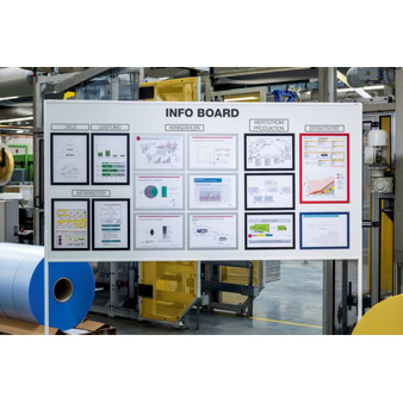 DURABLE Cadre d'affichage magnétique DURAFRAME MAGNETIC, A5