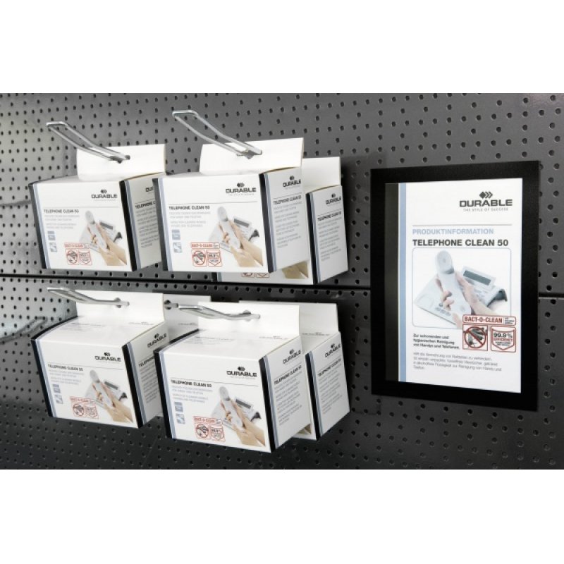 DURABLE Cadre d'affichage magnétique DURAFRAME MAGNETIC, A5