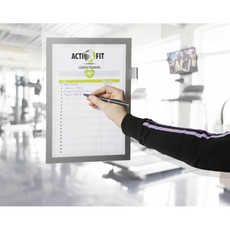 Durable DURAFRAME NOTE cadre magnétique A4 Argent