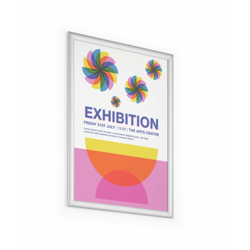 DURABLE Cadre porte-affiche, A2, profil 25 mm, aluminium