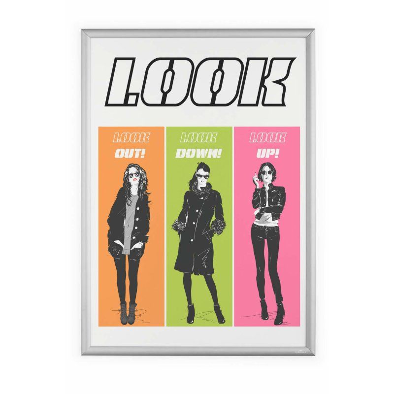 DURABLE Cadre porte-affiche, A1, profil 25 mm, aluminium