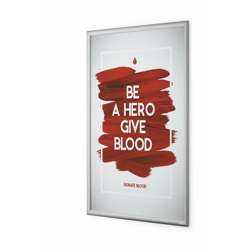 Durable 500923 wall frame 660 x 900 mm Rectangle Silver Aluminium