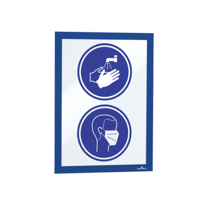 Durable DURAFRAME cadre magnétique A4 Bleu