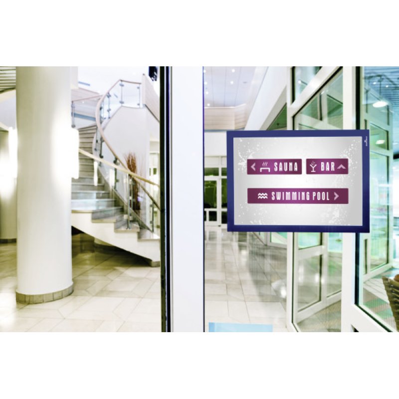 DURABLE Cadre d'affichage magnétique DURAFRAME, A4, bleu