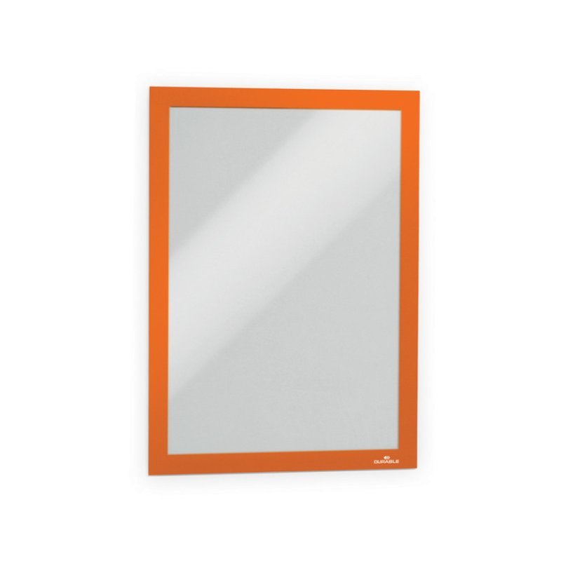 DURABLE Cadre d'affichage magnétique DURAFRAME, A4, orange