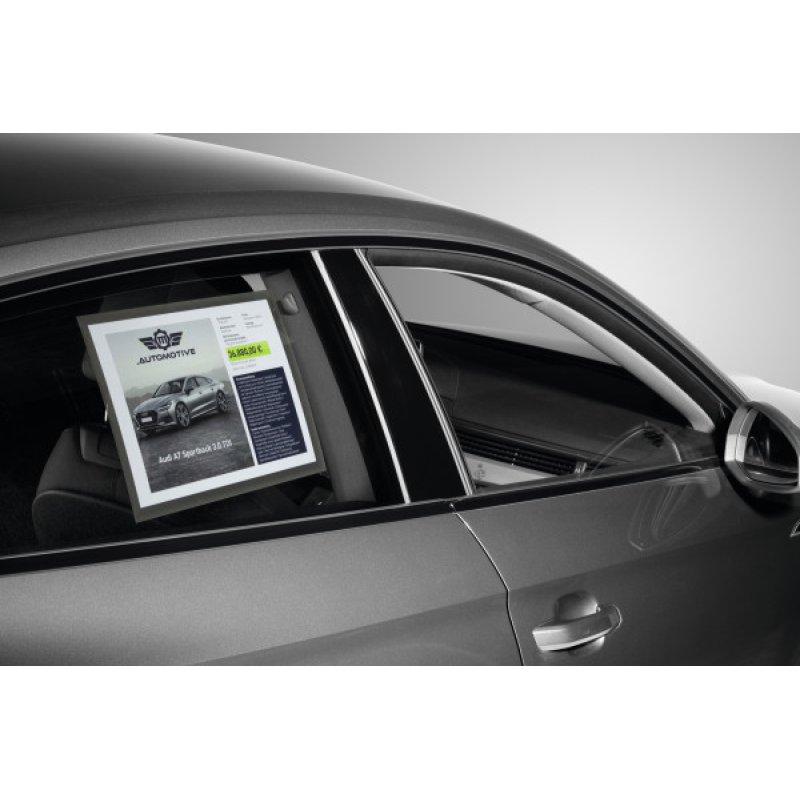 Durable 501457 porte-document Anthracite, Transparent