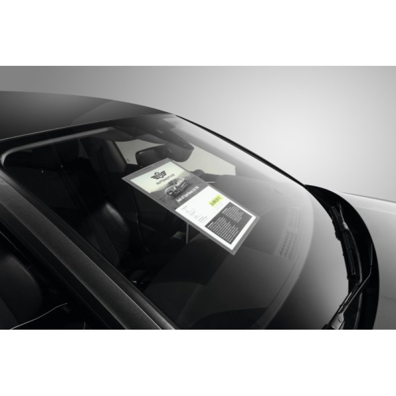 Durable 501457 porte-document Anthracite, Transparent