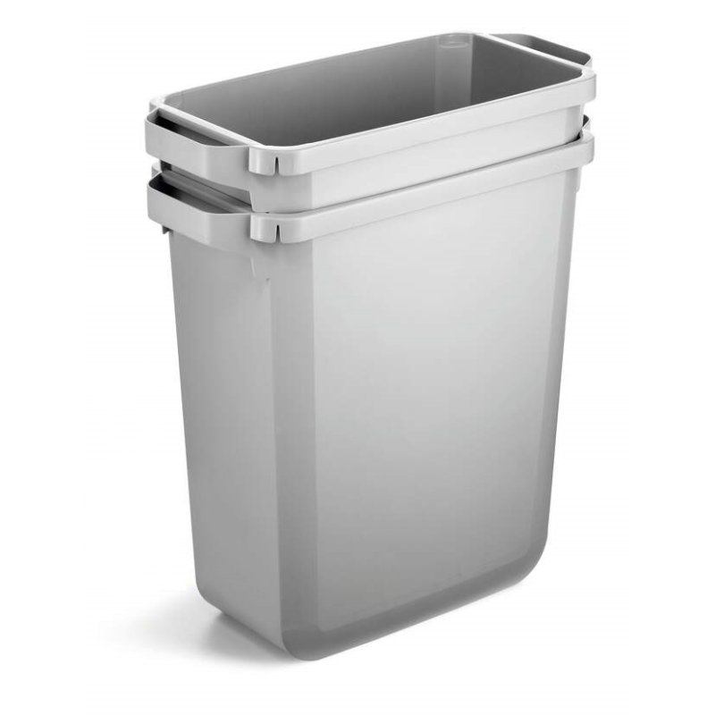 Durable 1800503050 waste container Rectangular Plastic Grey