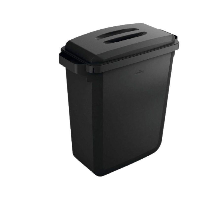 Durable URABIN ECO Rectangulaire Plastique Noir
