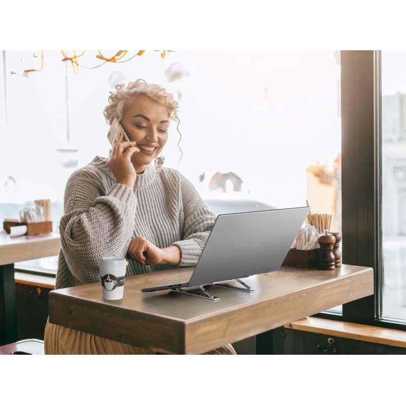 Durable 505123 holder Passive holder Laptop Silver