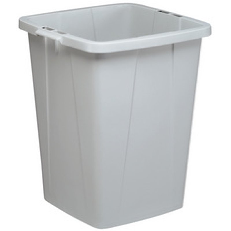 Durable 1800505221 waste container Rectangular Plastic Black