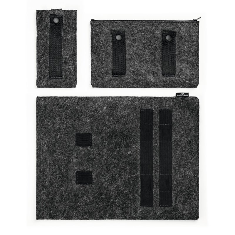 DURABLE Housse pour laptop MultiBag EFFECT, 16,4", gris