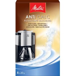 Melitta ANTI CALC Filter, 6 x 20g descaler Domestic appliances