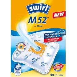 swirl Sac d'aspirateur M 52, avec filtre MicroporPlus