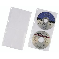 Durable 5203-19 Housse 2 disques Transparent