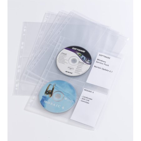 Durable 5238-19 Housse 40 disques Transparent