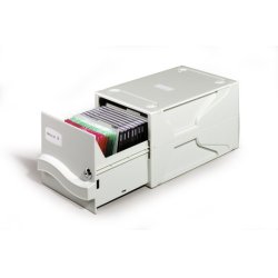 DURABLE système d'archivage MULTIMEDIA BOX I, pour 27 CD/DVD