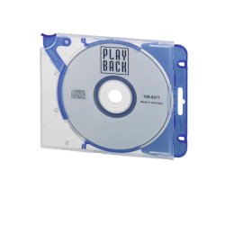 Durable 526906 optical disc case DVD case 1 discs Blue, Transparent