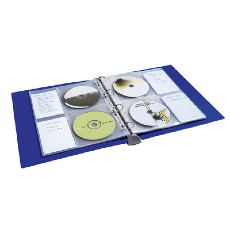 DURABLE Pochette CD/DVD COVER LIGHT S, pour 4 CD, en PP