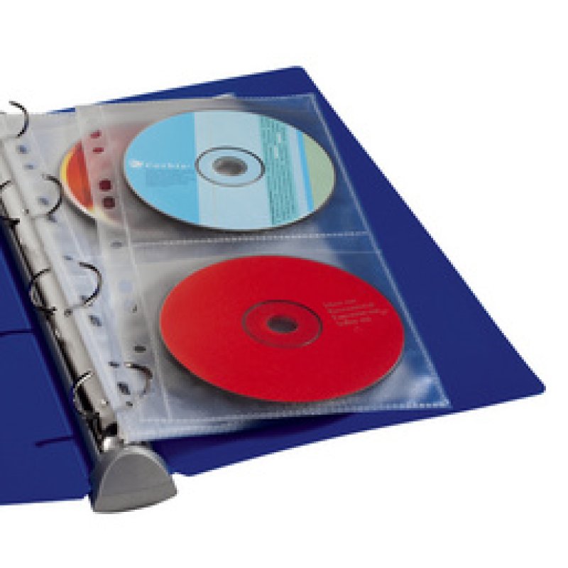 DURABLE Pochette CD/DVD COVER LIGHT S, pour 4 CD, en PP